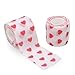 KEQCQE Self Adhesive Bandage Wrap Animal Cohesive Bandage Self Adherent Wrap First Aid Tape for Dogs Cats Horses Birds & Wrist Healing Ankle Sprain (2 Inch White Print 6 Rolls)