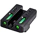 TruGlo TFK Pro Fiber Optic & Tritium Handgun Pistol Sight Accessories w/Fortress Finish Protection & Angled Rear Sight for Springfield XD Models
