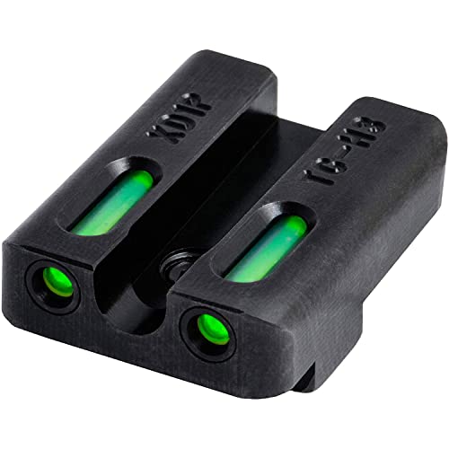Image of Truglo TFX PRO Handgun Sight, Glowing Shock Proof Tritium and Fiber Optic Night Sight for Handguns, Compact, Durable, and Snag Free Sight