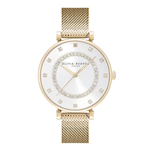 Montre analogique pour femme Olivia Burton Belgrave avec cadran argenté 24000005