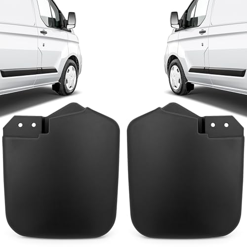 Front Left and Right Mud Flap Guard Mudflap Shield Splash Guard Replacement for FORD Transit Custom 2012 Onwards | OEM 1915641, 1915642, BK21-16A266-BC5JA6 (Pair)