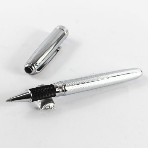 Lusso squisita Jinhao 601 puro argento penna