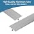 uxcell 3 Pcs Aluminum T Molding Floor Transition Strip, 0.8" x3 Ft Moulding Transition Strip for Doorway, Laminate Flooring, Joining Flooring Gaps of Laminate Planks Tile, Grey