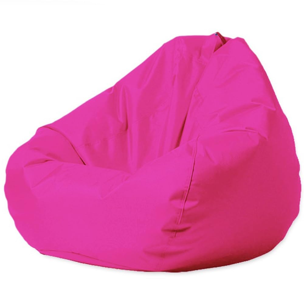 Pouf flottant XL pour piscine - Housse de pouf d'extérieur imperméable pour adultes, idéal pour le jardin, la plage, le camping et la natation (rose - 90 cm de diamètre)
