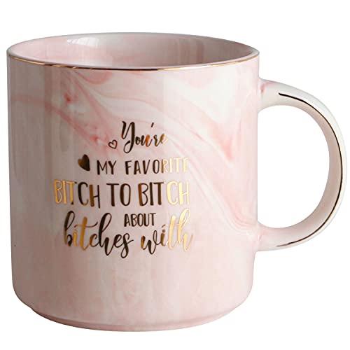 🔥 Flash Sale Gifts For Best Friend Woman-You're my favorite Coffee Mug-12 OZ Coffee Mug- Funny Inspirational and Sarcasm Mug, Friendship Gifts For Women Birthday ideas