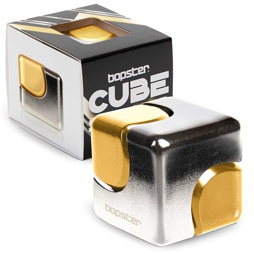 Fidget Toy Fidget Spinner Metal Anonizado Spinner de Mano Juguetes de Escritorio Antiestres Adultos y Niños Juguete Sensorial Autismo ADHD Add - Plateado/Oro