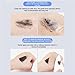 Judydoll Mascara, Mascara 3D Judy Doll, Bristleless Mascara, Natural Thickening Lengthening Mascara No Clumping (Black)