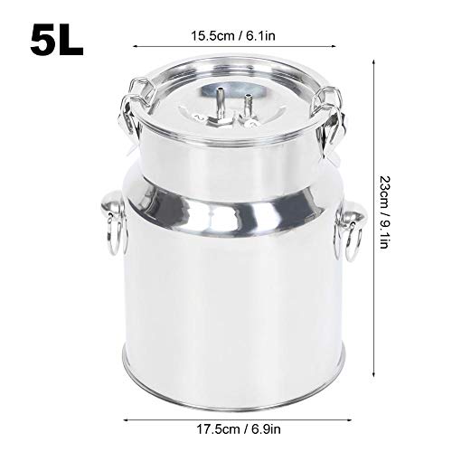 AUNMAS Máquina de ordenhar para ovelhas 5L mini máquina elétrica de ordenhar pulsação ordenhadora de