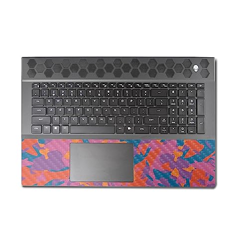 Image of MightySkins Carbon Fiber Skin Compatible With Alienware M18 R1 (2023) Full Wrap Kit - Pop Camouflage | Protective Durable Textured Carbon Fiber Finish | Easy To Apply & Change Styles | Made in the USA
