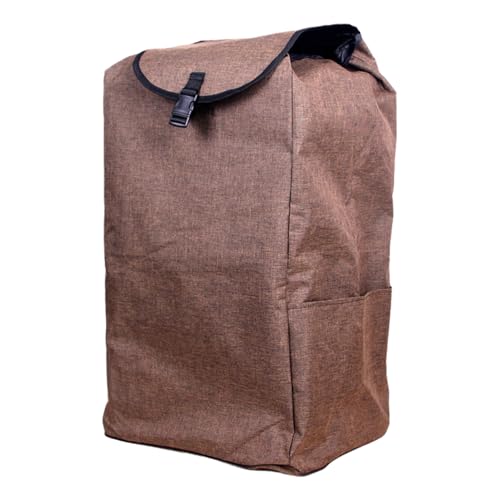GAOXIAO Bolsa de la compra para carrito de la compra, bolsa de repuesto plegable, bolsa de almacenamiento impermeable con bolsillos laterales para supermercados y café de viaje