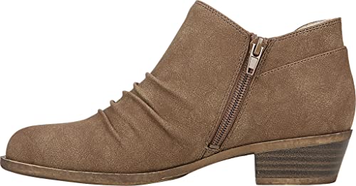 Life Stride Women's Aurora Ankle Boot, Brown, 6.5 Wide #TOP24
