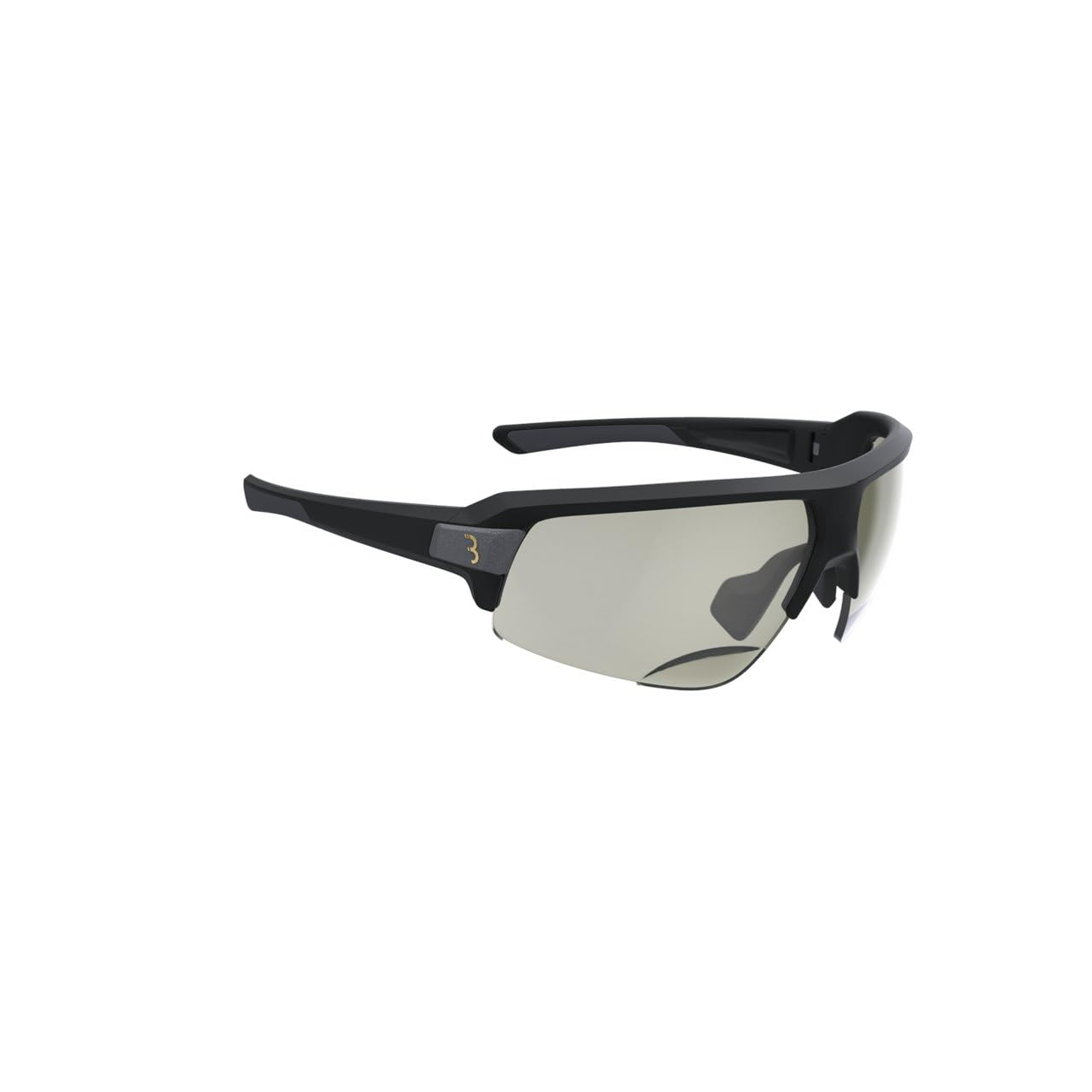BBB Okulary rowerowe fotochromowe, dwuogniskowe okulary przeciwsłoneczne rower górski i szosowy, lekkie fotochromowe okulary przeciwsłoneczne z ochroną UV, czytnik impulsów PH BSG-64PH, 2.0, czarne