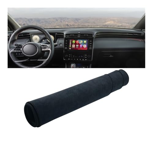 Tapis Tableau de Bord pour Hyundai Tucson NX4 2021-2024 LHD Noir