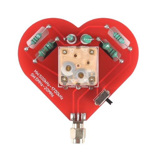 Javoryxh Antennes À Magnétique À Trois Axes MW 500KHz-1700KHz 5MHz-20MHz Moyens Et Ondes Courtes pour L'extérieur