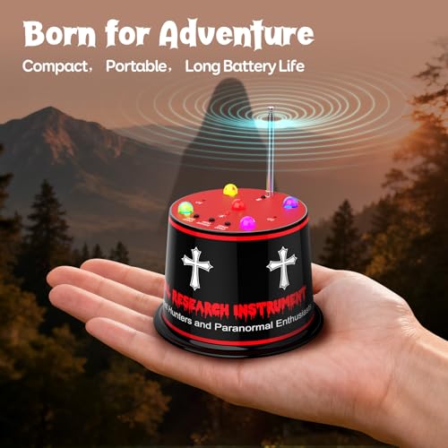 Advanced Ghost Hunting EMF Detector – Enhanced Magnetic Field Amplifier, ±1°C ATDD Temperature Tracking, Auto Calibration, 5-Level Sensitivity, 9V Battery Included by Buling - Image 7