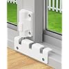 Sliding Door Lock Window Locks for Patio Sliding Glass Door Foot Locks for Front Door Security Bar Stoppers Top Horizontal Childproof Keyless Safety Lock from Inside Home Apartment Hotel Essentials