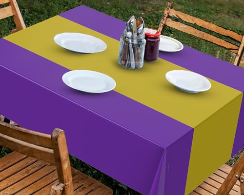 Nappe jetable en plastique de 137,2 x 274,3 cm imperméable rectangulaire
