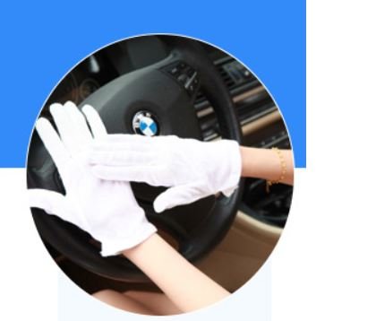 Lucky Sld 10Pairs White Cotton Gloves Large Size For Art Handling Crafting Coin Jewelry Silver Inspection #TOP5