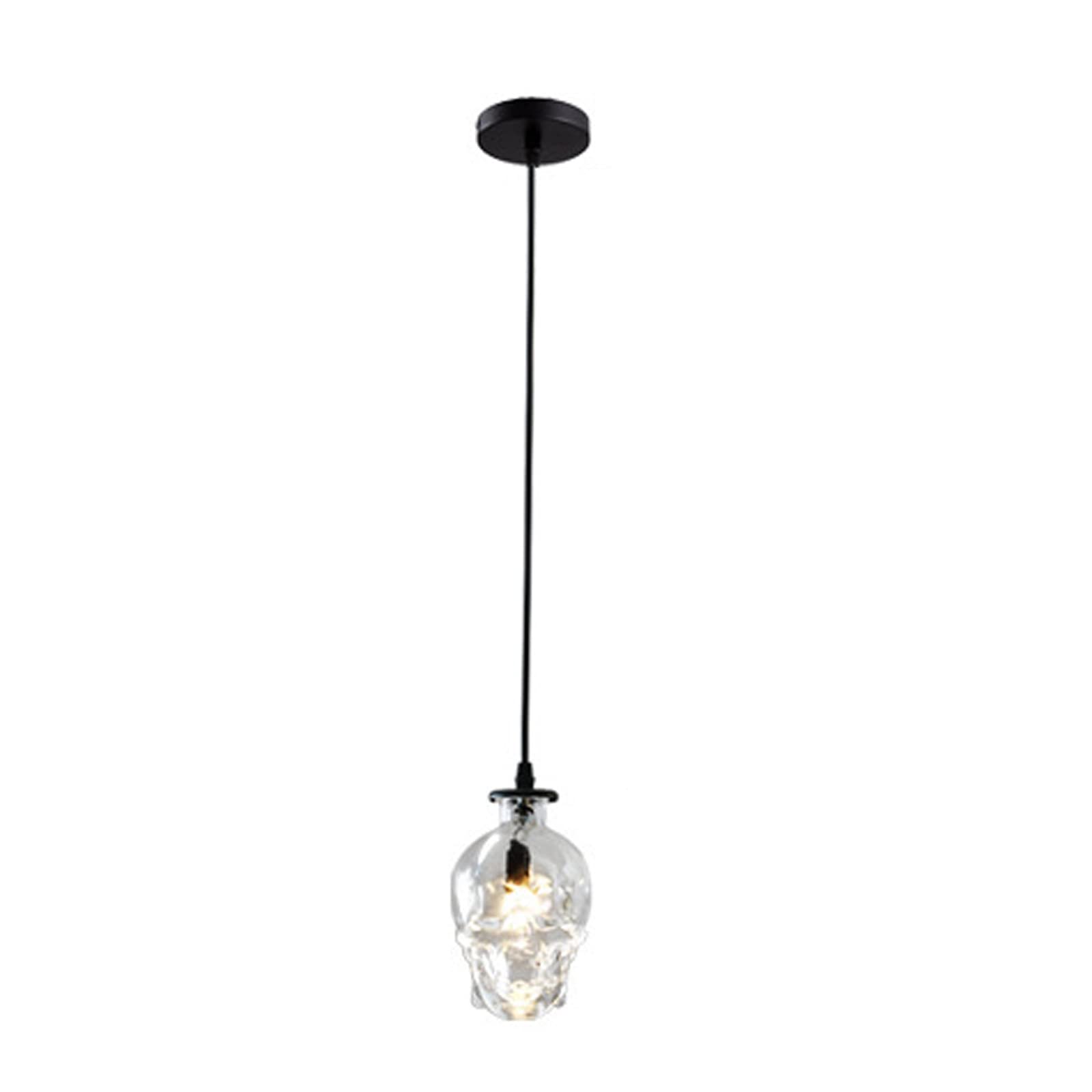 Lámpara de techo vintage industrial y colgante de vidrio para decoración de hotel y club