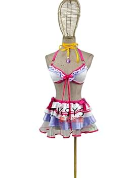 Amazon.co.jp: TKSYS☆猫汰つな(水着)コスプレ衣装 （ウィッグ