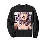 Lewd Anime Girl |Otaku Waifu | Anime Manga Hentai Face Gift Sweatshirt