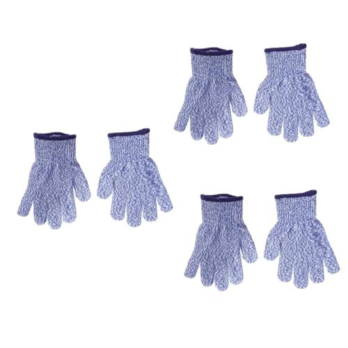 DOITOOL Kids Oven Mitts 3 Pairs Grill Gloves Kitchen Cuts Glove Protective Gloves Red and Yellow Men and Women Protection