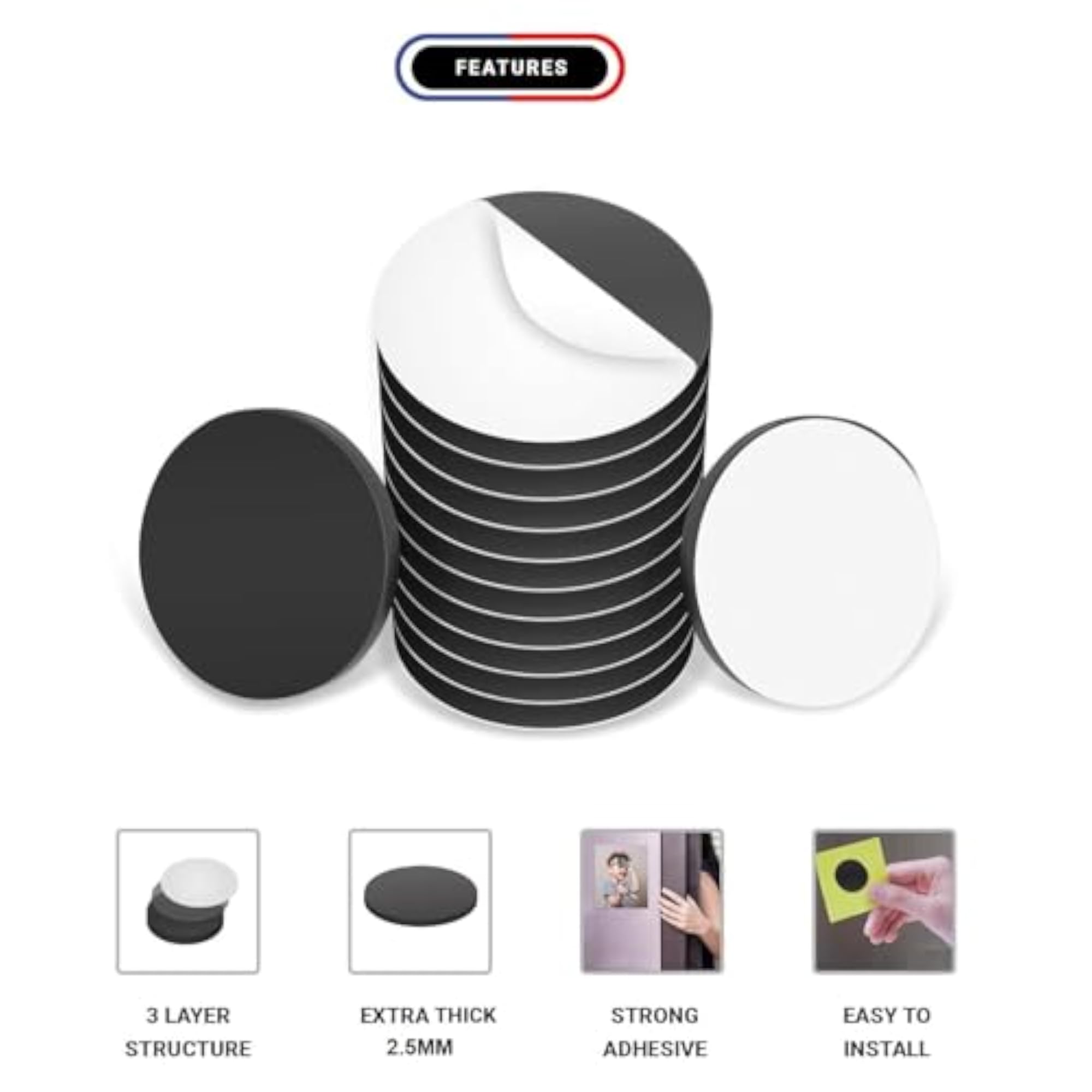 Self Adhesive Magnetic Circle for Arts and Crafts