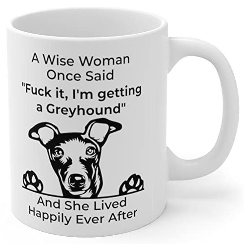 Lovesout Funny Line Art Greyhound Dog Mom Gifts for Women Puppy Lovers Mother's Day 2026 A Wise...