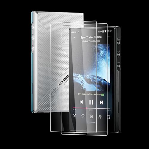 FiiO JM21 ケース付き、フィルム貼り済 FIIO DAP JM21専用ケース SK-JM21 ブルー (FIO-SK-JM21) : 三木