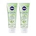 Produktbild NIVEA Reis Peeling Bio Aloe Vera, 2er-Set, 100% biologisch angebauter, natürlicher Reis, für normale Haut und Mischhaut, Gesichtspeeling ohne Mikroplastik, hohe Peeling Intensität, 2 x 75 ml
