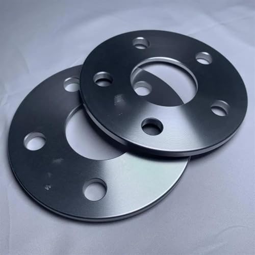 CLWYWUL Élargisseurs Voie Auto Compatible avec Benz 2 Pièces 3/5/6/7/8/9/10mm, Roues Hubcentriques De Voiture, Pièces De Décoration D'espacement PCD 5x112 CB 66.5/66.6mm, Combinaison(6mm)