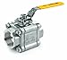 Ham-Let H500 Series Stainless Steel 316 Ball Valve, Inline, Tree Piece, Lever, 1/2" NPT Female