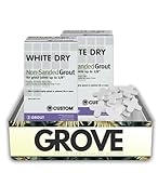 Custom Building Products White Dry Indoor and Outdoor White Fugenmörtel 2,3 kg Bündel mit...