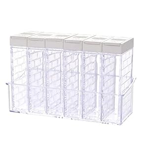 Spice Storage Jars Spice Shaker Box Kitchen Kruiden Opslag Jar Zoutpeper Creating Containers Wit