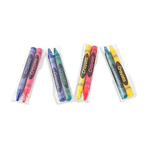 CrayonKing 1,000 Sets of 2-Packs in Cello (2,000 total bulk Crayons) Restaurants, Party Favors, Birthdays, School Teachers & Kids Coloring Non-Toxic Crayons Cover