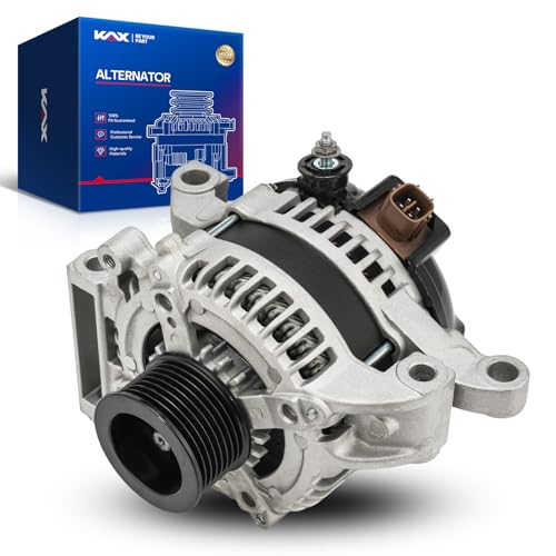 Image of KAX 150Amp Alternator 11352N Compatible With 2007-2021 Tundra 5.7L, for 2010-2019 Tundra 4.6L, for 2011-2012 Sequoia 4.6L, for 2008-2022 Sequoia 5.7L, for 2010-2013 GX460 4.6L Replace 11352R, 11352A | Fits 2008-2022 Toyota Sequoia V8 5.7L, Replacement OE 11352N