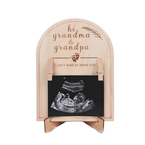 Sonogram Picture Frame Keepsake for Baby Announcement