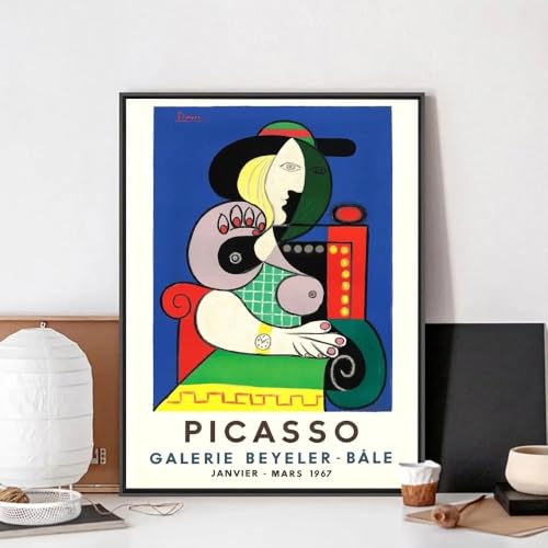 Toile art mural Picasso impression haute définition décoration chic 40x60cm