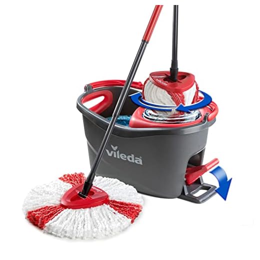 Vileda Easy Wring & Clean Turbo balai à frange + seau à pédale - set complet