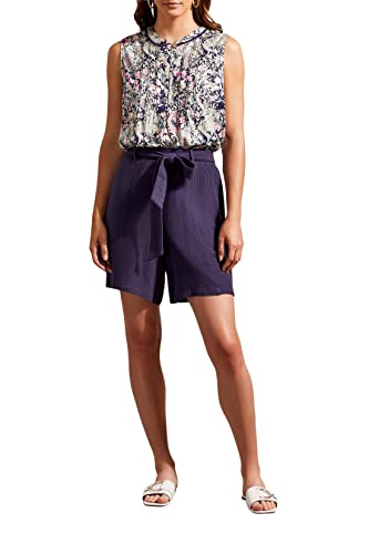 Tribal Women's Slv/Less Blouse W/Tuck Pleats, Very Peri #TOP20