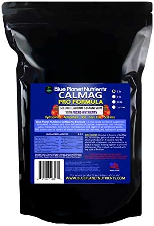 CalMag Pro Formula (2 LB) Blue Planet Nutrients | Soluble Calcium Magnesium & Micro-Nutrient Supplement | Corrects & Prevents Nutrient Deficiencies in Plants | for All Plants & Gardens