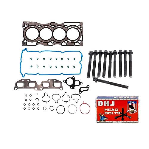 Image of DNJ HGB6421 Engine Cylinder Head Gasket Set with Head Bolt Kit, Complete Repair Set for 2005-2019 Nissan Suzuki Equator Frontier 2.5L L4 16V DOHC 2488cc
