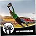 Pesoncarl Kids Goalkeeper Gloves Rubber Non-Slip & Shock-Absorption Kids Football Gloves with Extended Wrist Protection Soccer for Professional Match & Casual Training Use, Sports