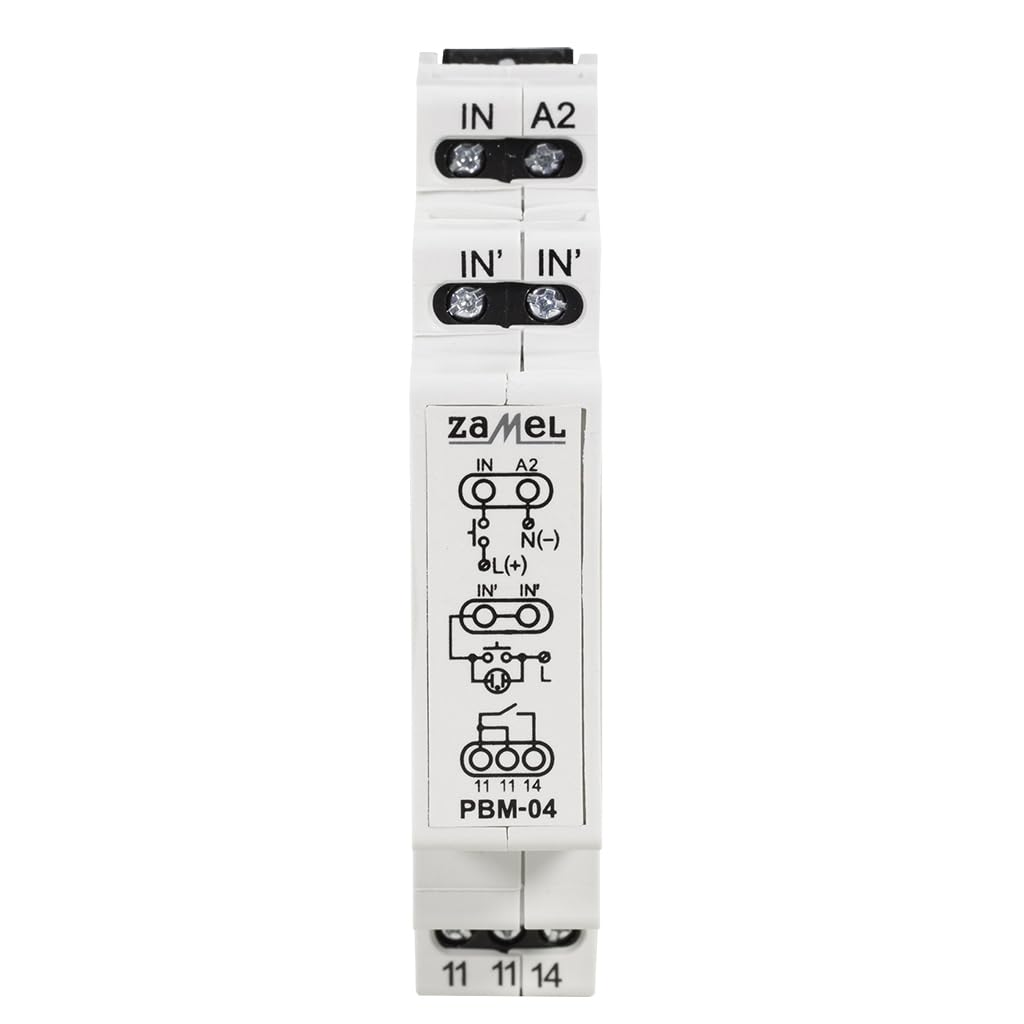 Relais bistable impulsionnel 12-230V AC/DC PBM-04/U pour tableau électrique