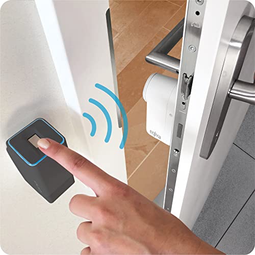 EKEY UNO 200024 Fingerprint mit Akku inkl. eqiva BLUETOOTH® Smart Türschlossantrieb...