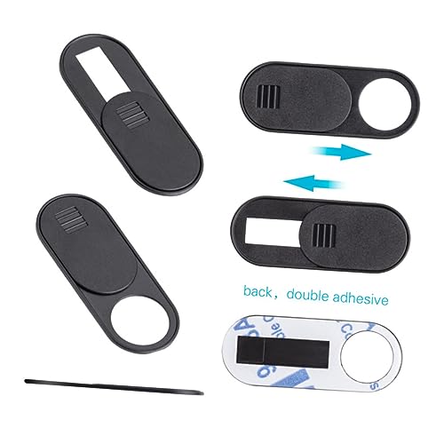 HOMSFOU Capa Para Webcam De Smartphone 9 Peças Capa Para Câmera Web Tampa Deslizante Reequipamento T
