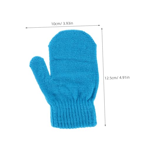 Boy Girl Winter Mittens Soft Warm Knitted Gloves for Boy Girl Thick Girl and Boy Girl Mittens for Activities Durable Comfortable Design for Boys and Girls2