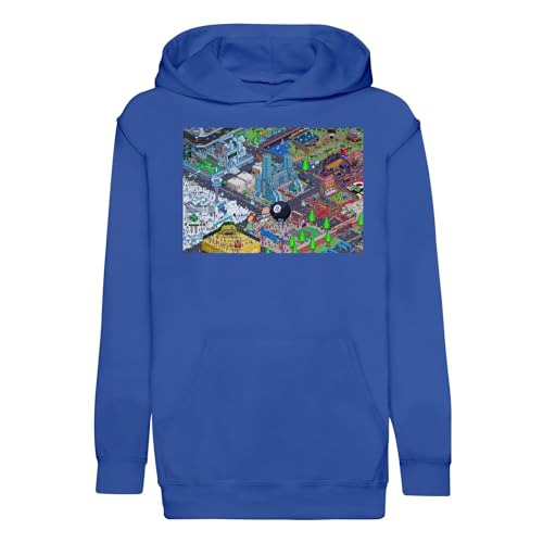Sweat à capuche enfant geek pixel art retro gaming jeux video vintage premium