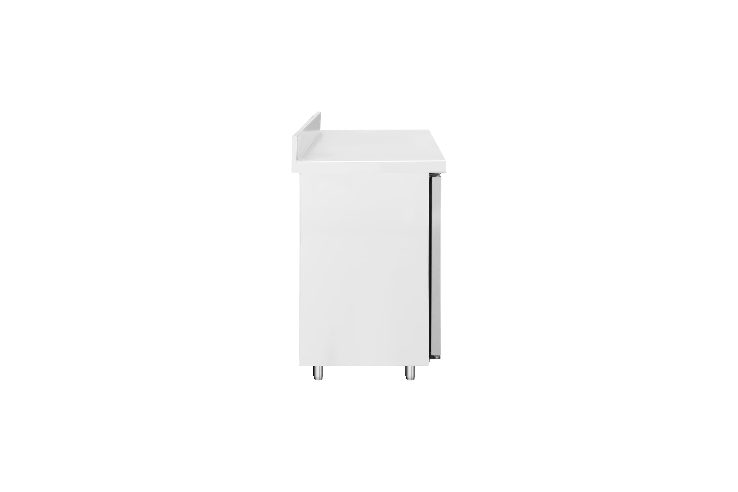 Mesa refrigerada bajo mostrador profesional, 2 o 3 puertas, acero inoxidable ventilada, 1500/2000/2500 x 600 x 850+100 mm