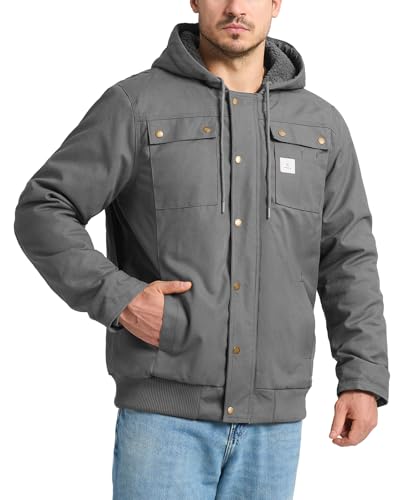 Veste de travail Sherpa contre le froid manteau d'hiver robuste coupe décontractée